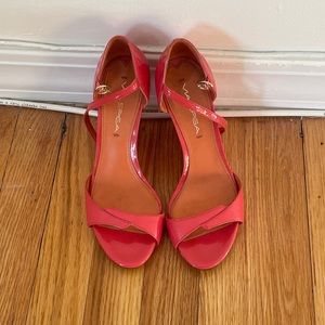 VIA SPIGA Pink wedge sandal